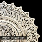 بخشی از دیوارکوب تزئینی ملیله طرح کنگره 2