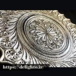 بخشی از دیوارکوب تزئینی ملیله طرح کنگره 2