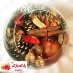 تزئینات دکوری گلدان شیشه ای یلدا 2